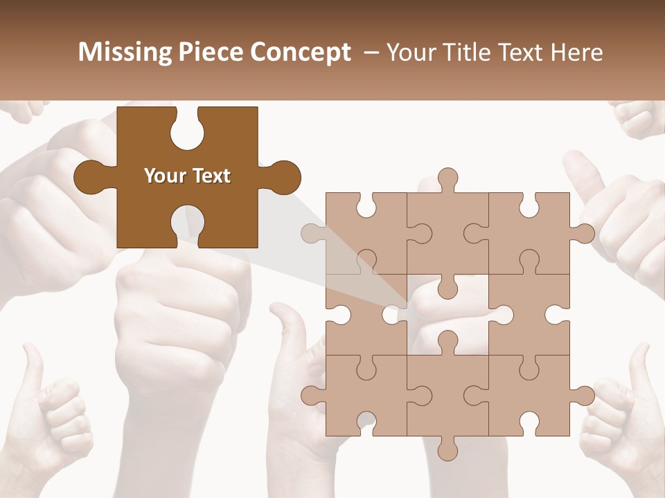 Female Friends Thumb PowerPoint Template