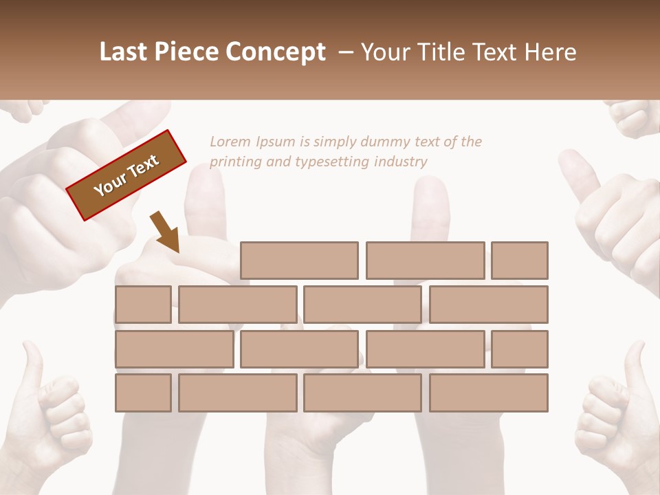 Female Friends Thumb PowerPoint Template