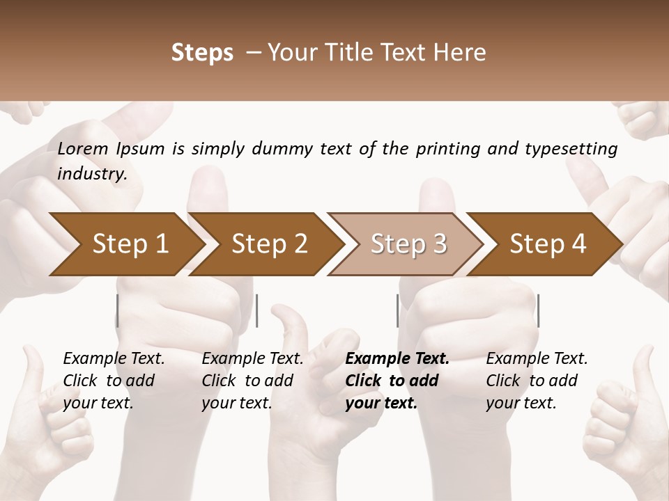Female Friends Thumb PowerPoint Template
