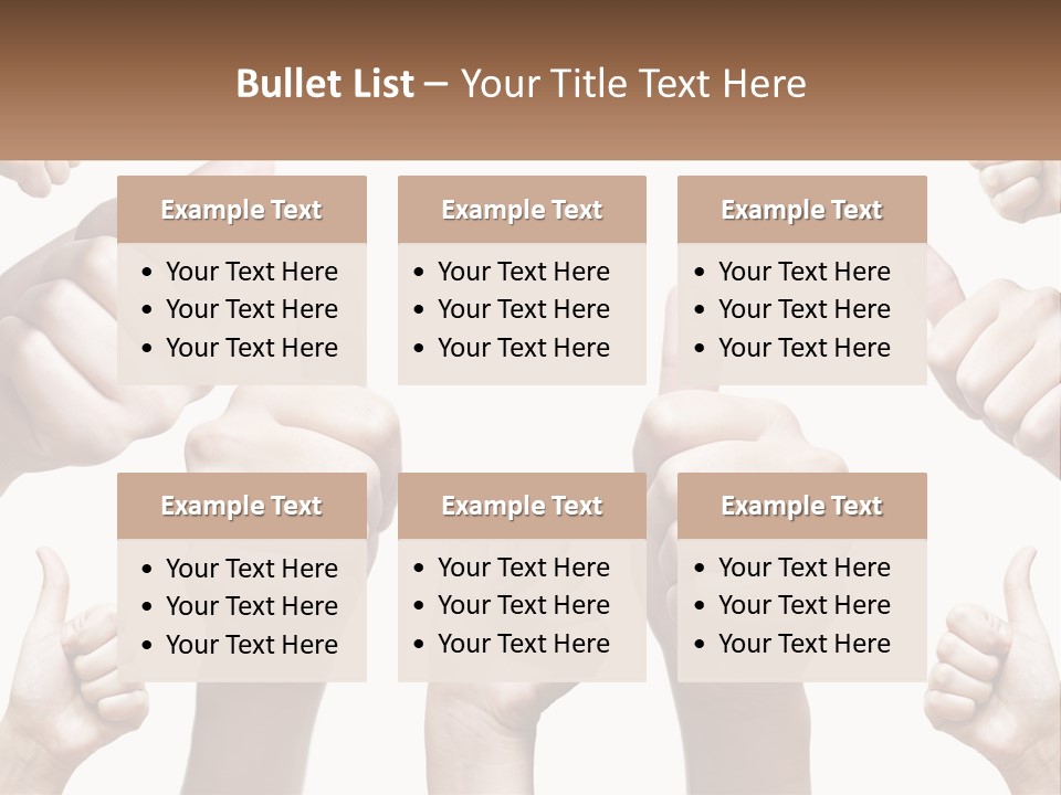 Female Friends Thumb PowerPoint Template