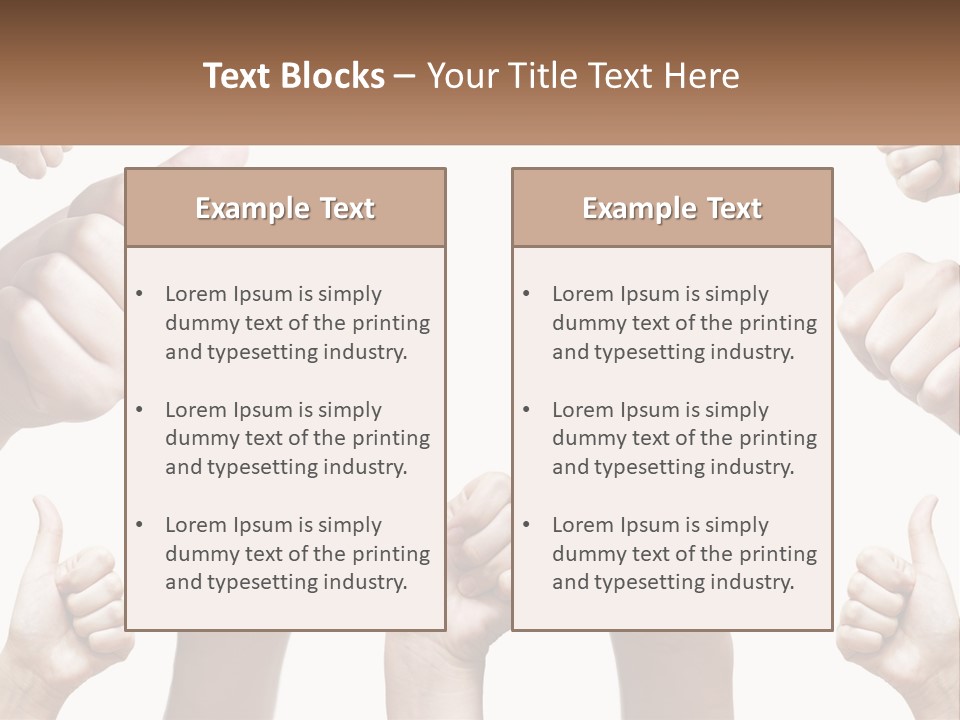 Female Friends Thumb PowerPoint Template