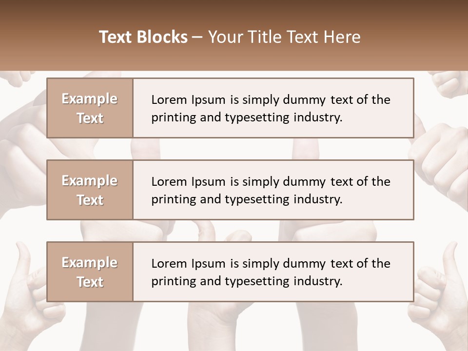 Female Friends Thumb PowerPoint Template