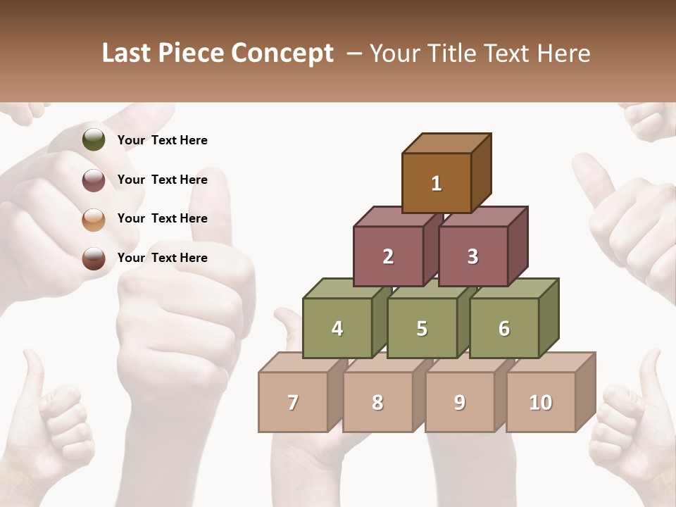 Female Friends Thumb PowerPoint Template