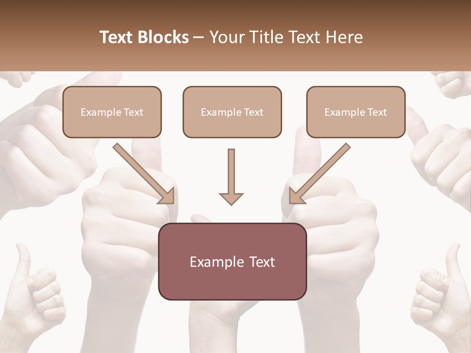 Female Friends Thumb PowerPoint Template