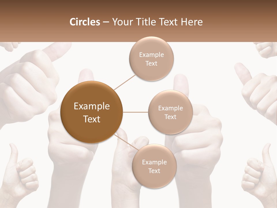 Female Friends Thumb PowerPoint Template