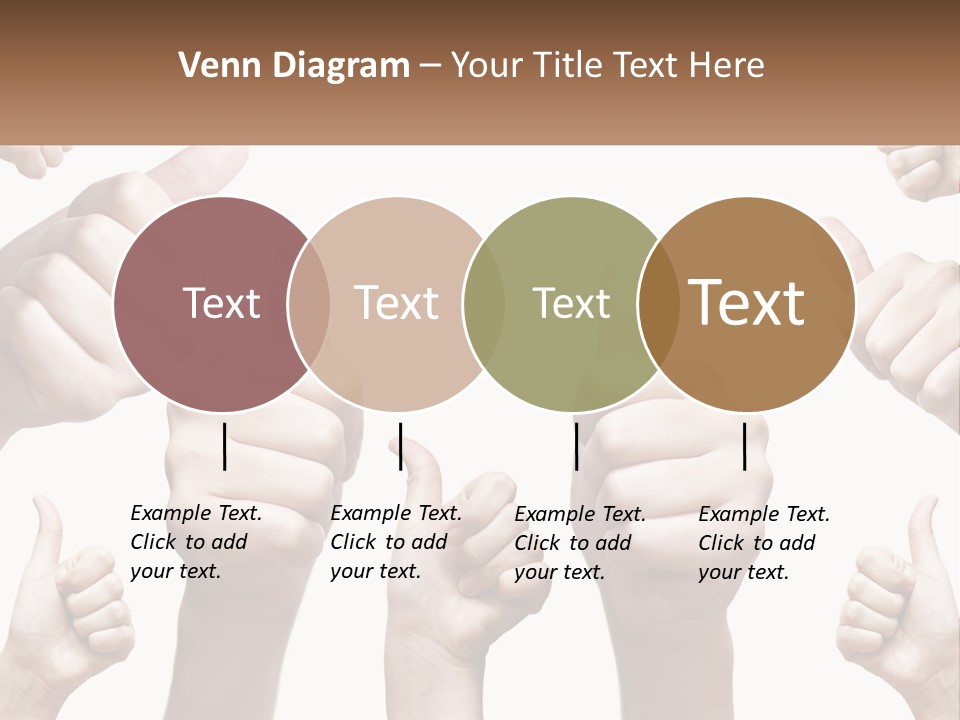 Female Friends Thumb PowerPoint Template