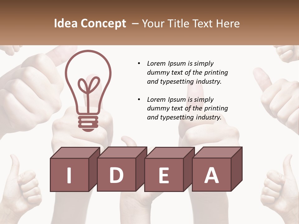 Female Friends Thumb PowerPoint Template