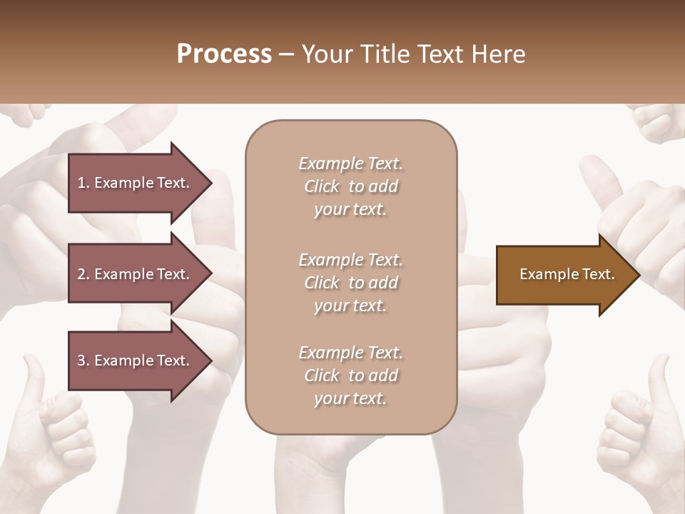 Female Friends Thumb PowerPoint Template