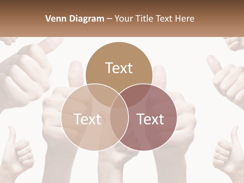 Female Friends Thumb PowerPoint Template