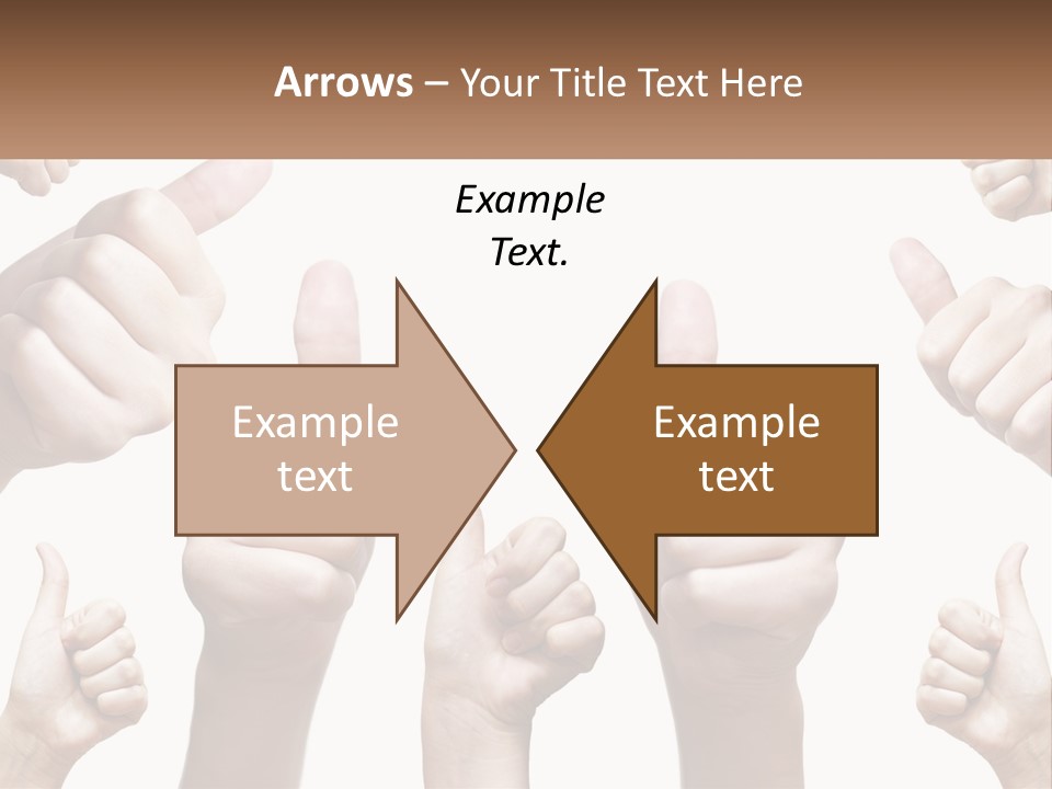 Female Friends Thumb PowerPoint Template