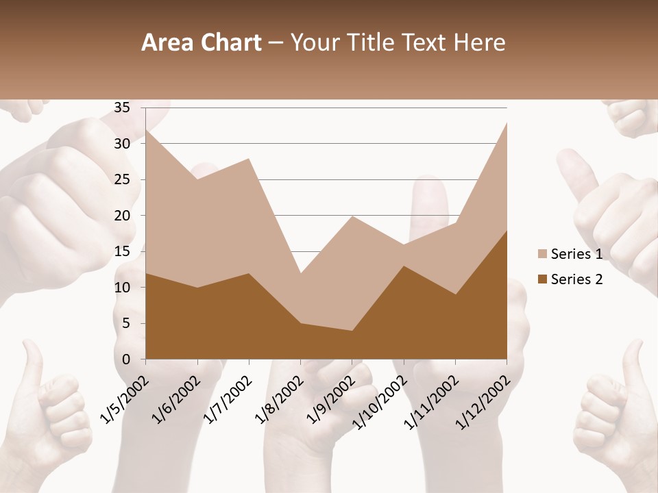 Female Friends Thumb PowerPoint Template