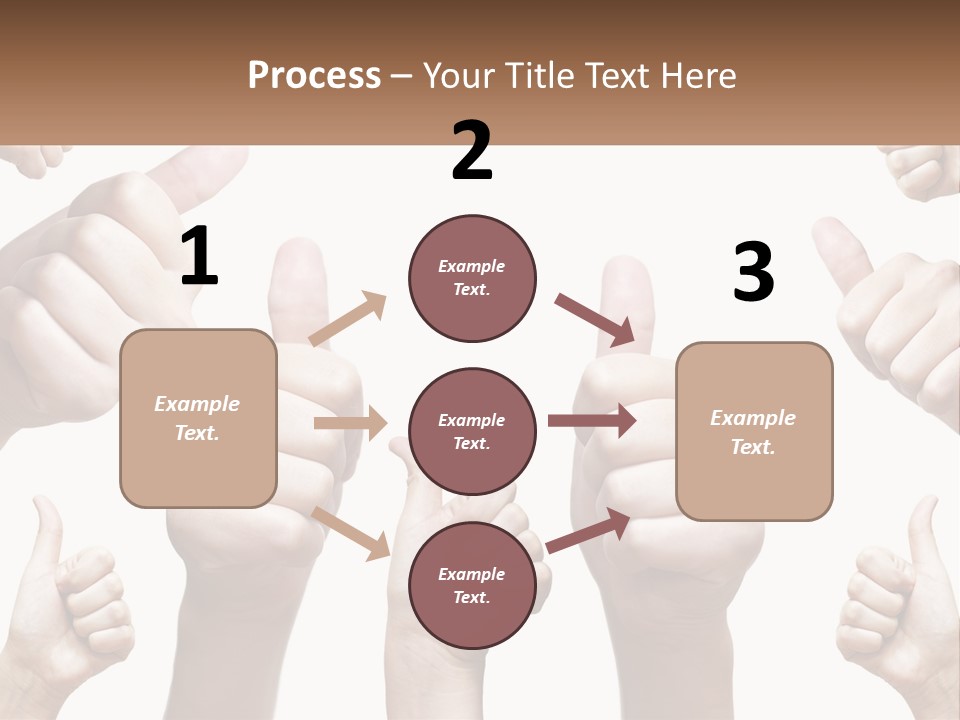 Female Friends Thumb PowerPoint Template