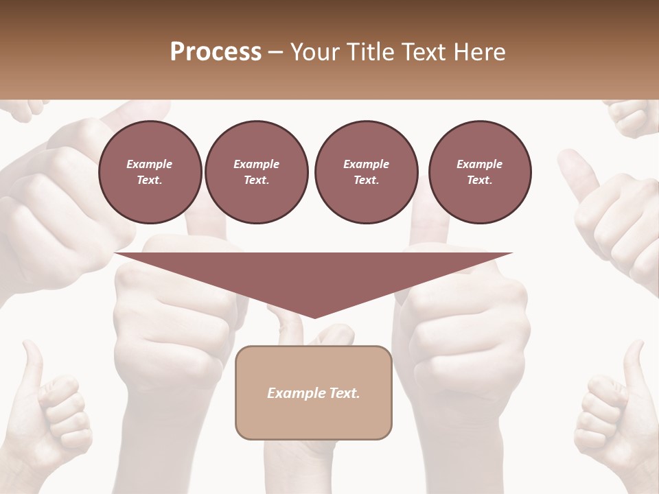 Female Friends Thumb PowerPoint Template