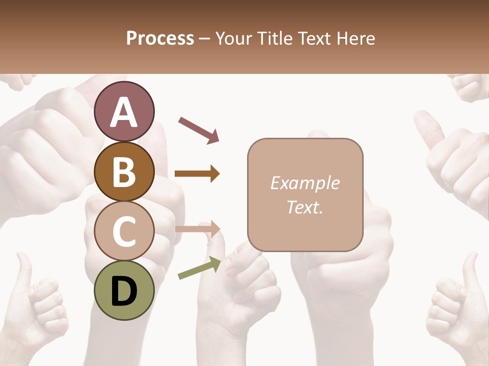 Female Friends Thumb PowerPoint Template