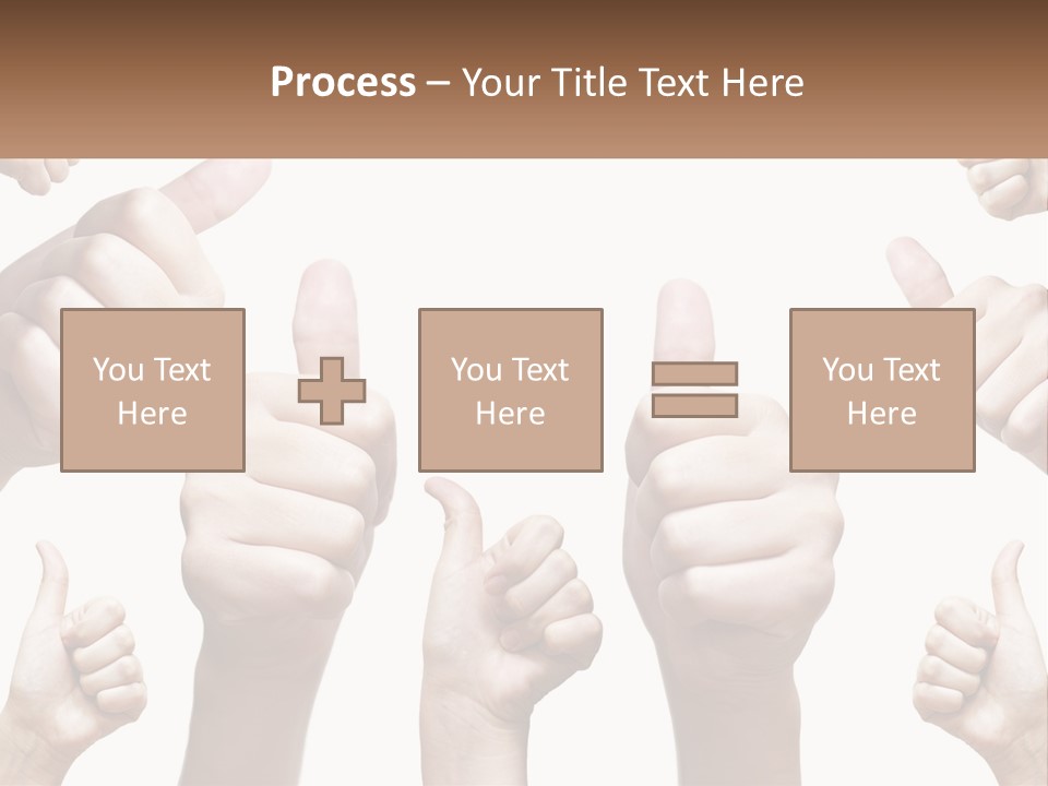 Female Friends Thumb PowerPoint Template