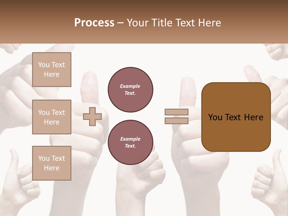 Female Friends Thumb PowerPoint Template