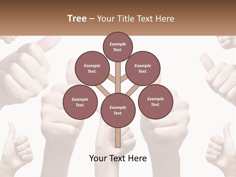 Female Friends Thumb PowerPoint Template