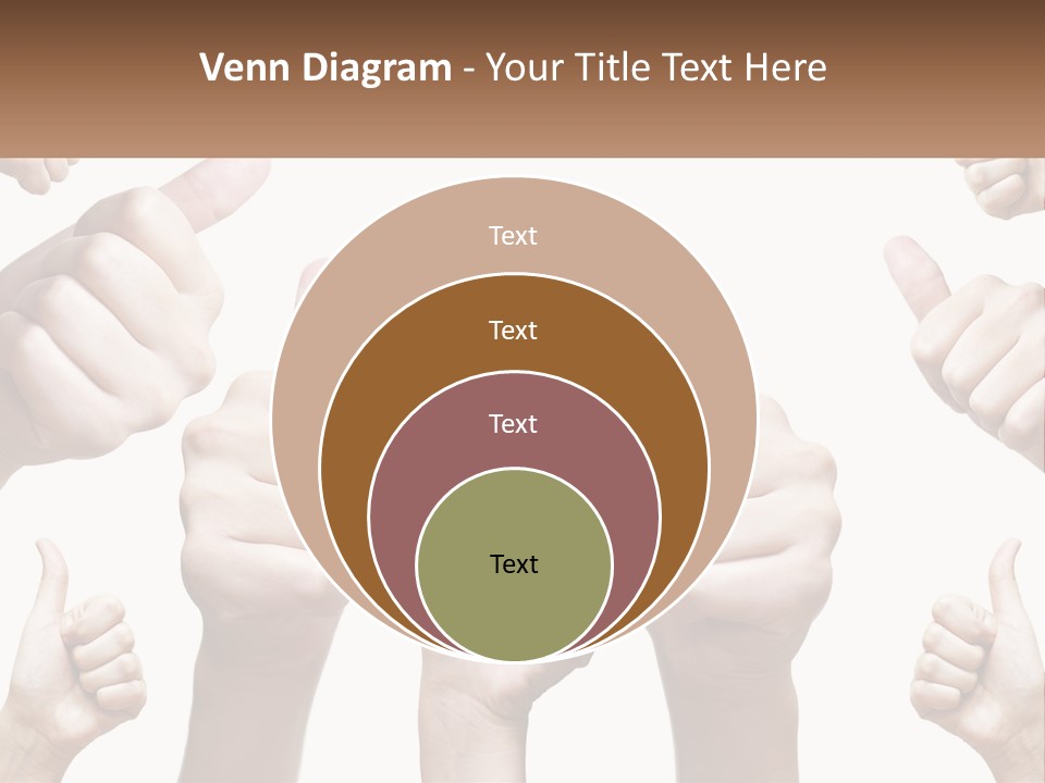 Female Friends Thumb PowerPoint Template