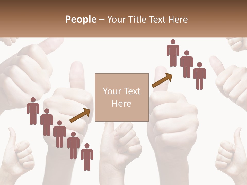 Female Friends Thumb PowerPoint Template