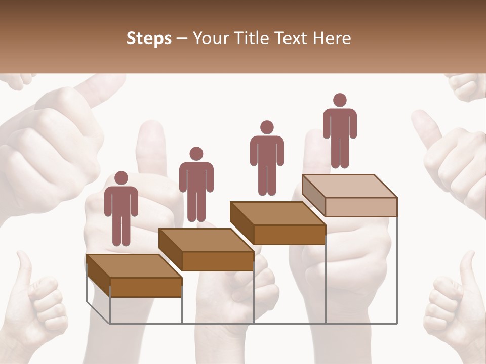 Female Friends Thumb PowerPoint Template