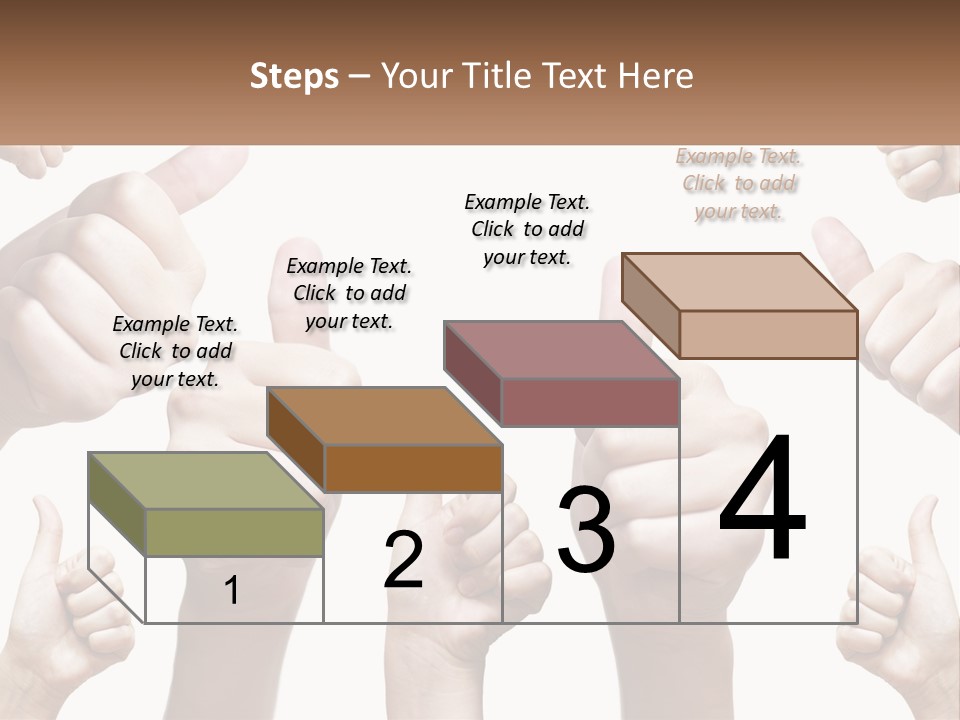 Female Friends Thumb PowerPoint Template