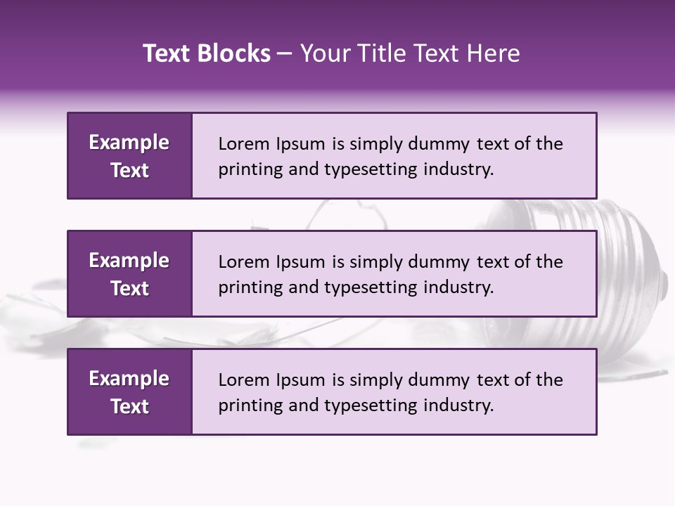 Watse Explode Fragment PowerPoint Template