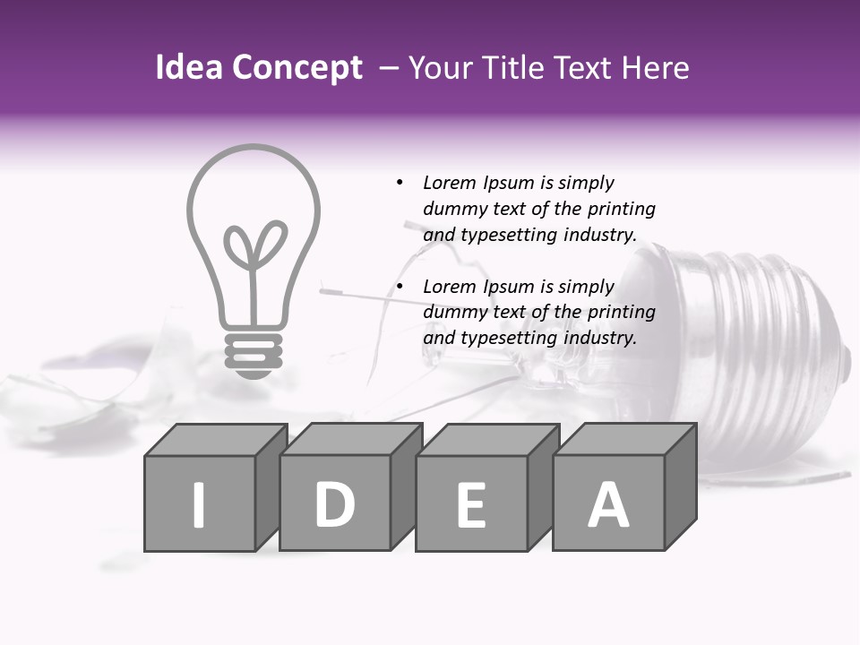 Watse Explode Fragment PowerPoint Template