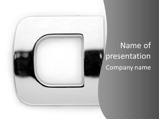 Monotype Reflection Stainless PowerPoint Template