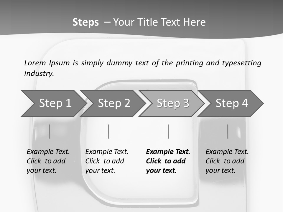 Monotype Reflection Stainless PowerPoint Template