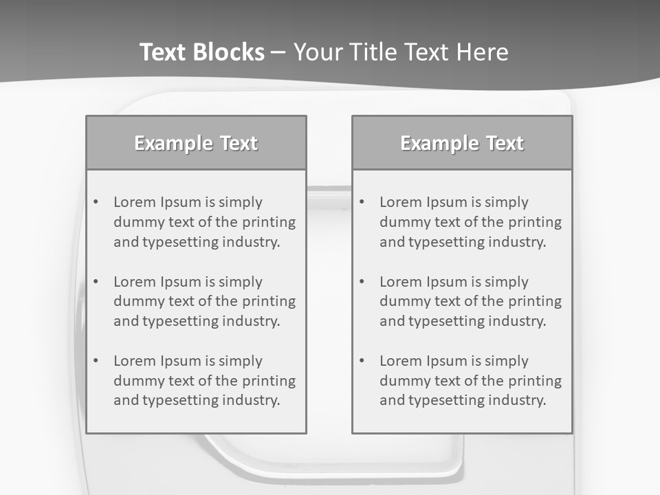 Monotype Reflection Stainless PowerPoint Template
