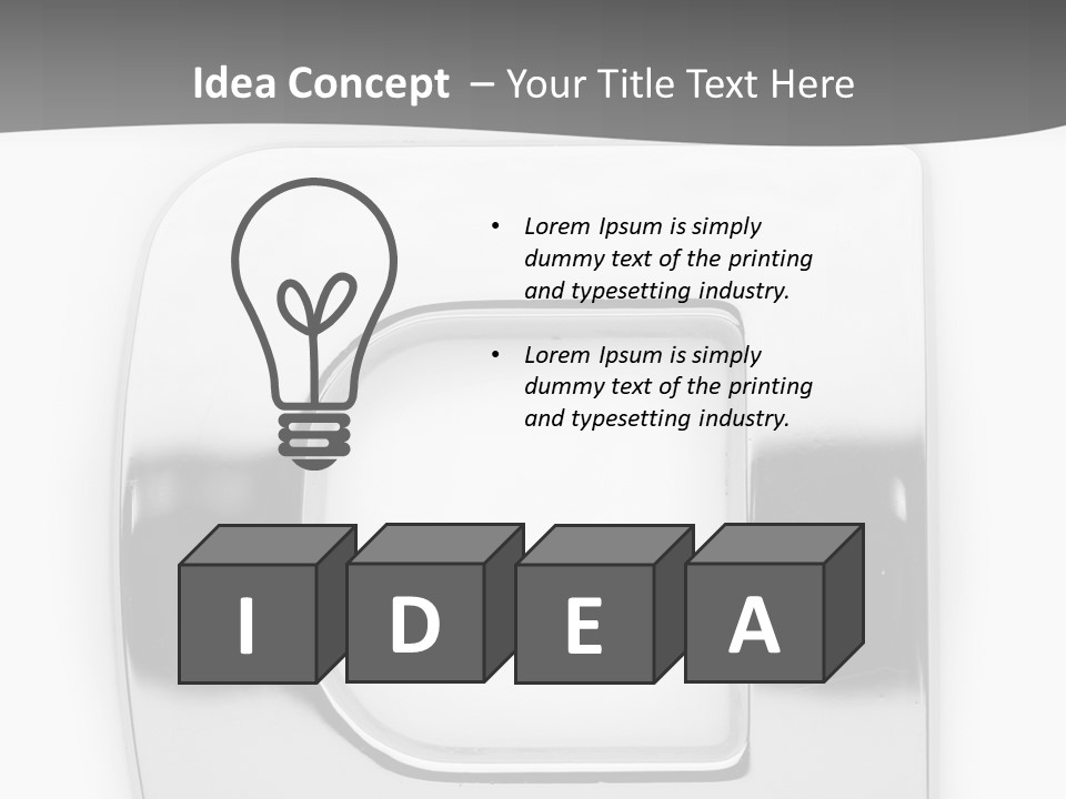 Monotype Reflection Stainless PowerPoint Template