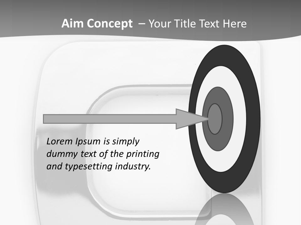 Monotype Reflection Stainless PowerPoint Template