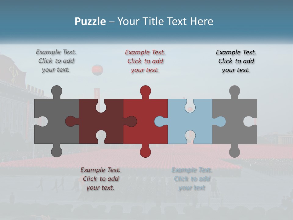 Boots People Parade PowerPoint Template