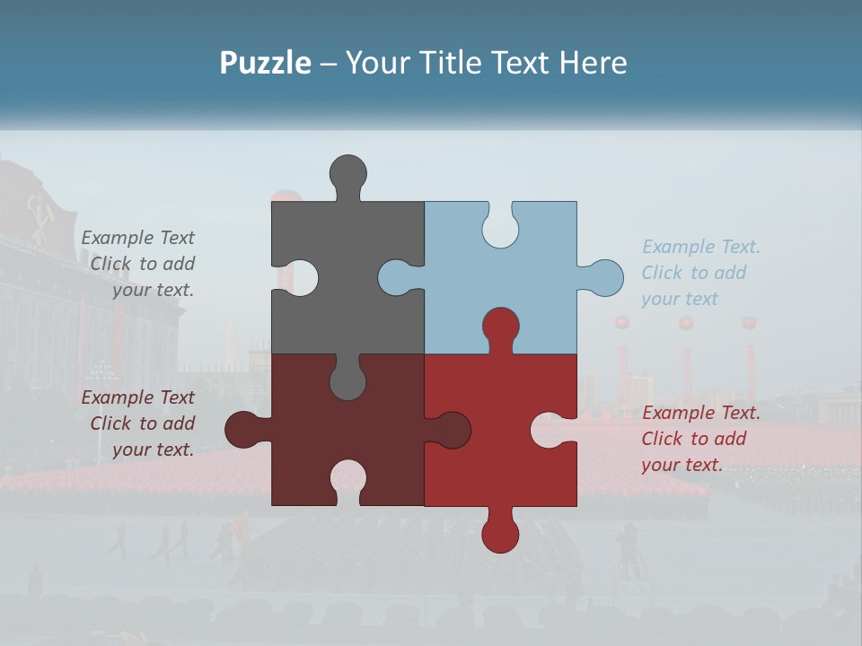 Boots People Parade PowerPoint Template