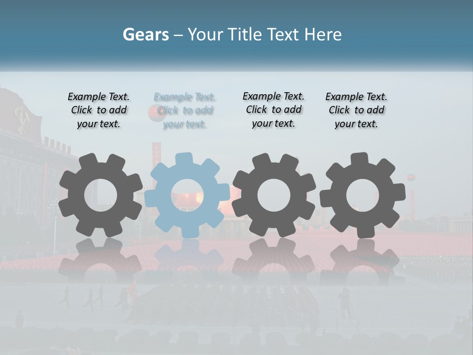 Boots People Parade PowerPoint Template