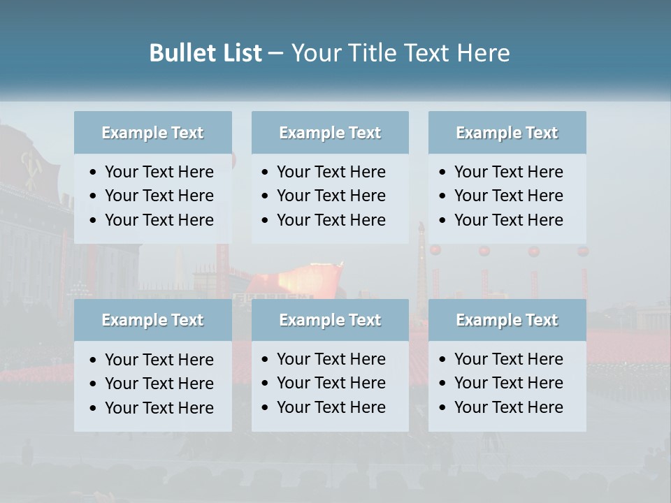 Boots People Parade PowerPoint Template