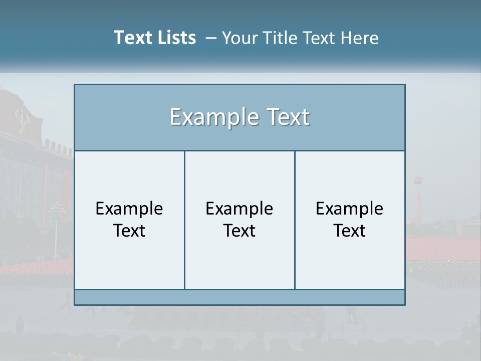 Boots People Parade PowerPoint Template
