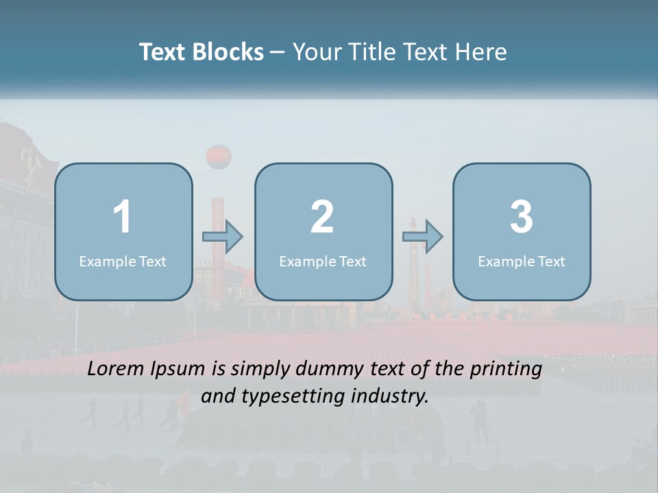 Boots People Parade PowerPoint Template
