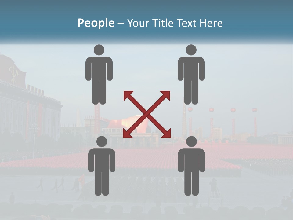 Boots People Parade PowerPoint Template