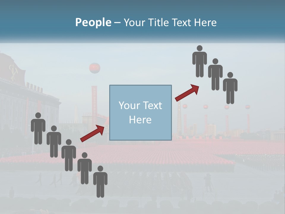Boots People Parade PowerPoint Template