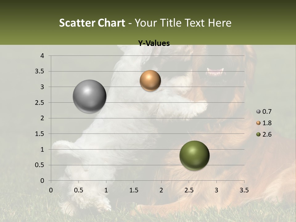 Pedigreed Retriever Flirtation PowerPoint Template