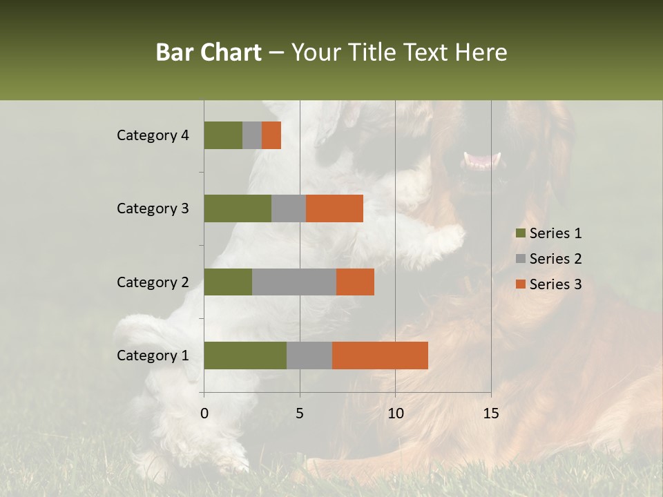 Pedigreed Retriever Flirtation PowerPoint Template