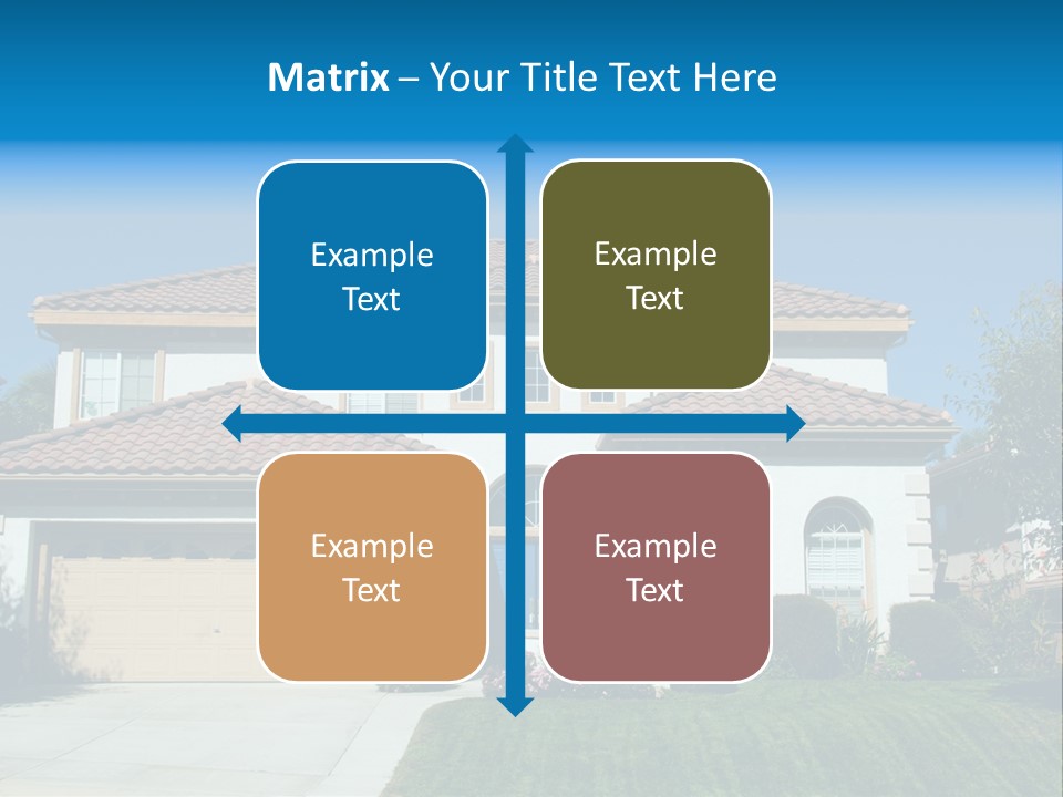 Mansion Garage Two PowerPoint Template