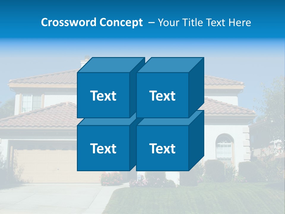 Mansion Garage Two PowerPoint Template