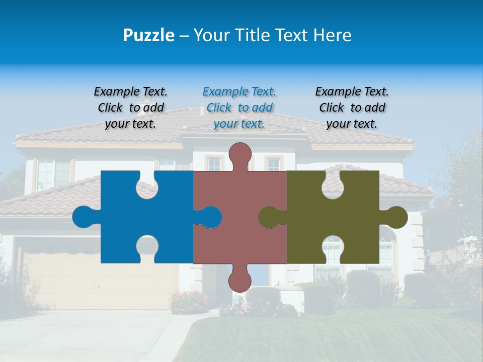 Mansion Garage Two PowerPoint Template