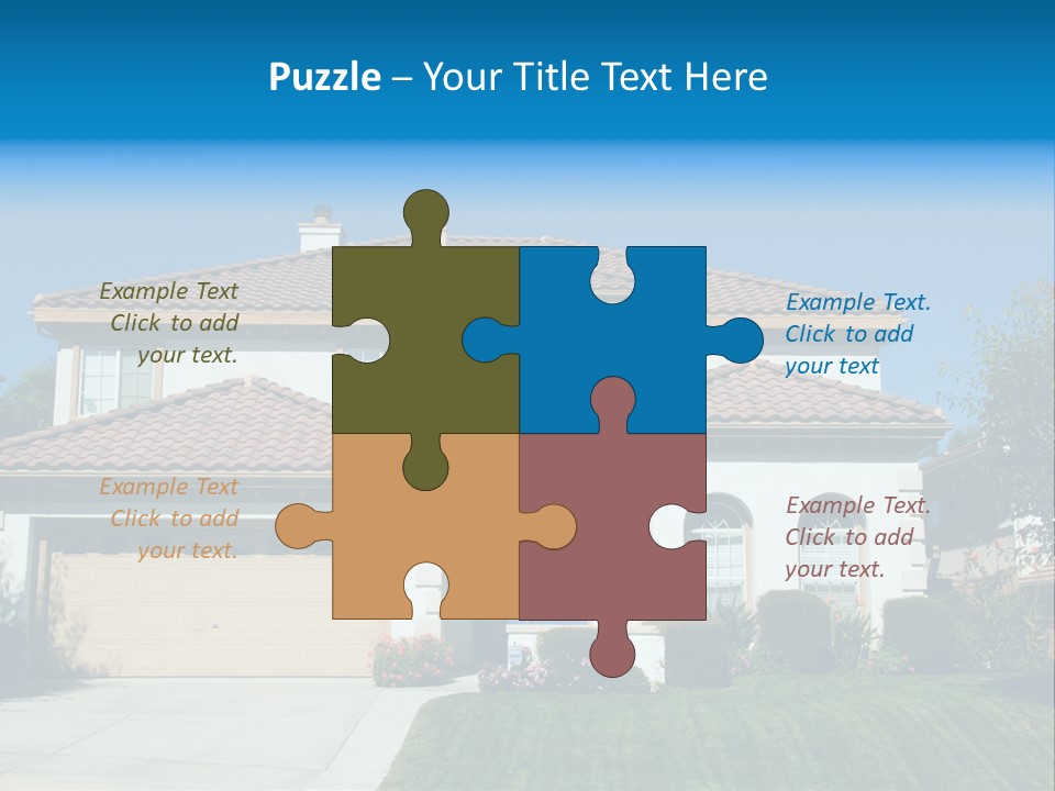 Mansion Garage Two PowerPoint Template