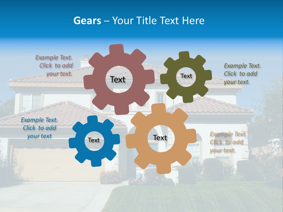 Mansion Garage Two PowerPoint Template