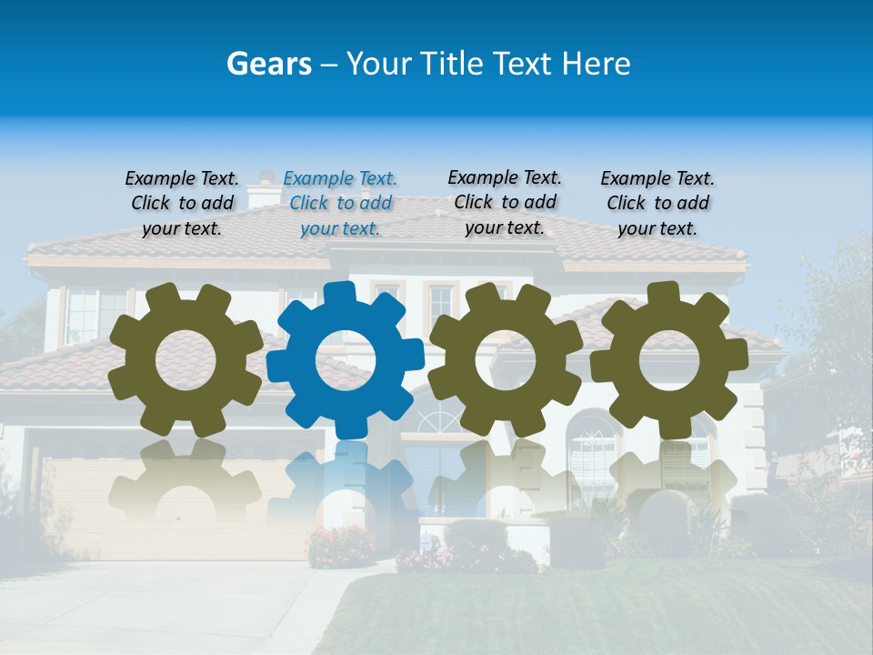 Mansion Garage Two PowerPoint Template