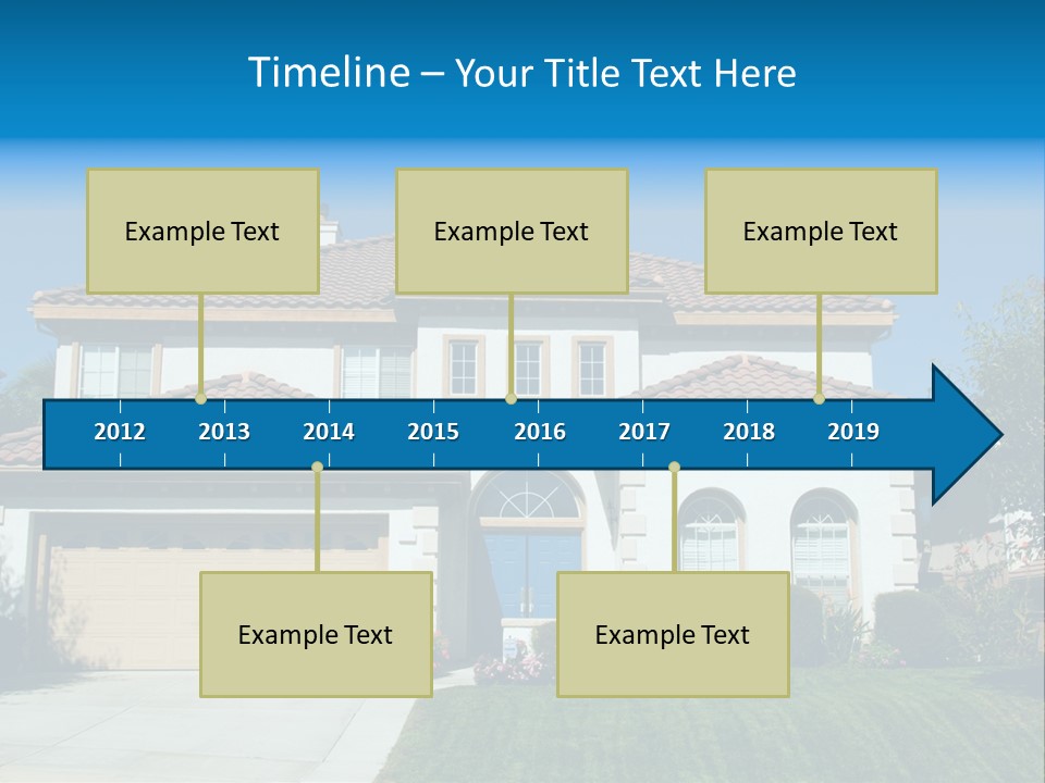 Mansion Garage Two PowerPoint Template