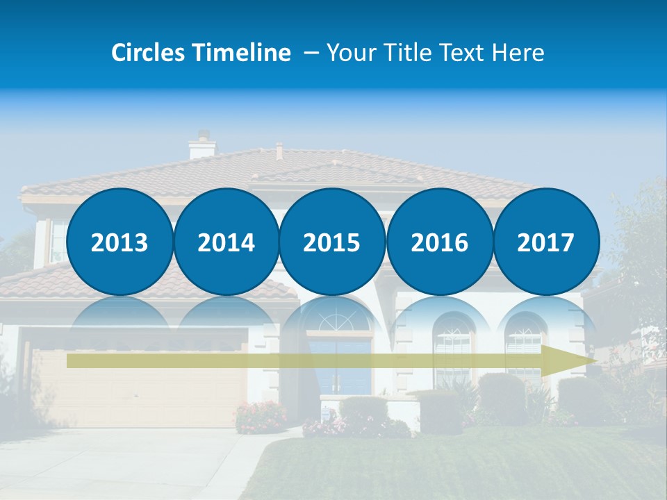 Mansion Garage Two PowerPoint Template